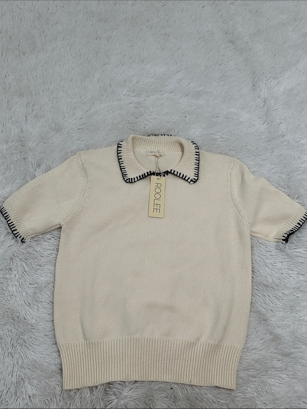 ❤️ NWT Roolee Short Sleeve Sweater